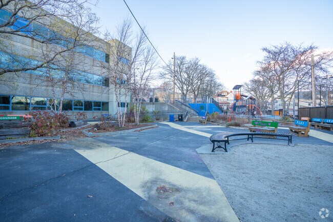 Visit Mae's Garden at the Winter Hill Community School.