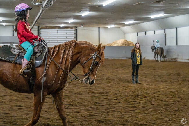 Locals can learn to ride horseback at LeFever Training Center in Warren.