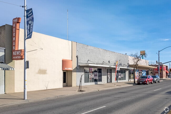 Madera Avenue features locally owned shops and services in Kerman.