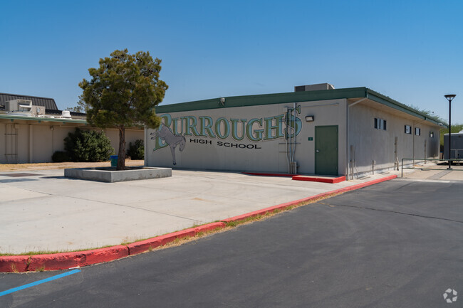 Burroughs High School serves grade levels 9th - 12th in Ridgecrest, Ca.