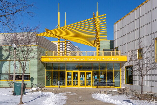 Opened in 2016, the Arts and Rec Center at Ellis Park offers  32,000 square feet of amenities.