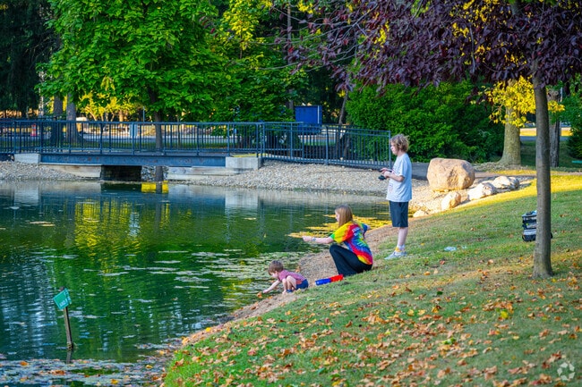 The Matter Park pond is a great place for Bend of the River residents to spend a day.