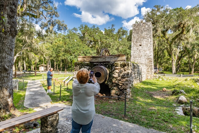 Yulee Sugar Mill Ruins Historic State Park is a popular tourist stop.