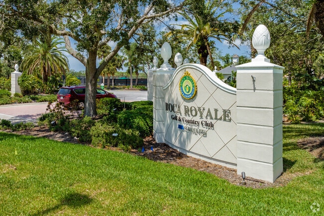 The Boca Royale Golf and Country Club is the center attraction.
