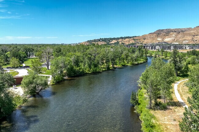 The Boise River creates the southern boundary for the residents of Barber Valley.