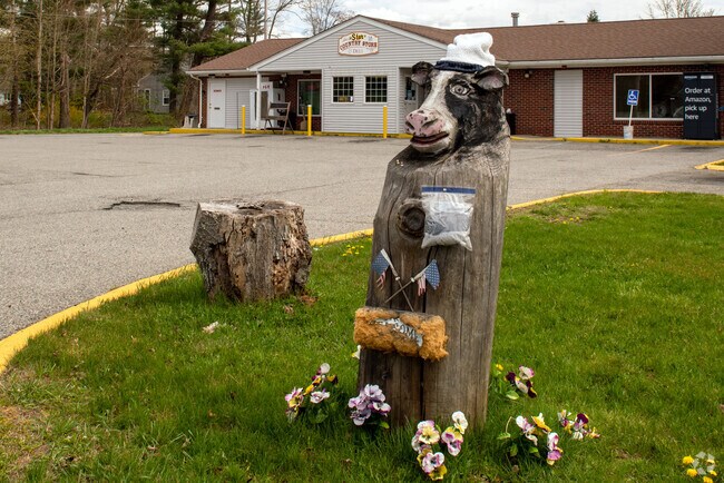 When residents see the cow, they know they are at the Star Country Store in North Westport.