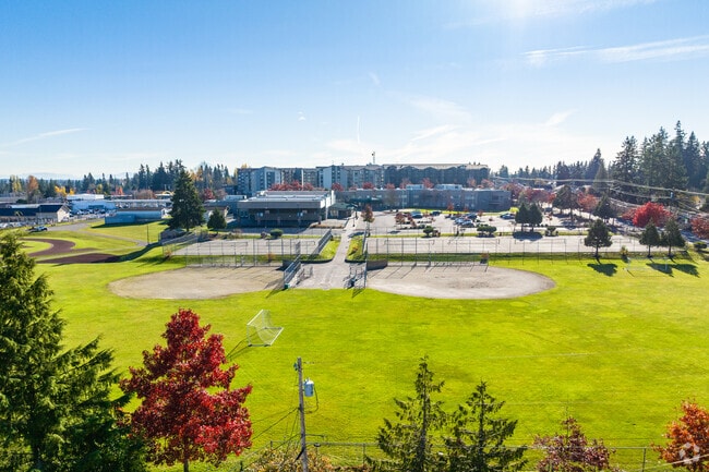 Evergreen Middle School is located in the Evergreen neighborhood of Everett.