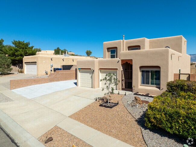 Two-story Pueblo-style homes are common in Tuscany.