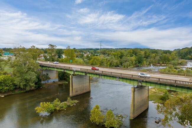 Falmouth is situated along the Rappahannock River near Fredericksburg.