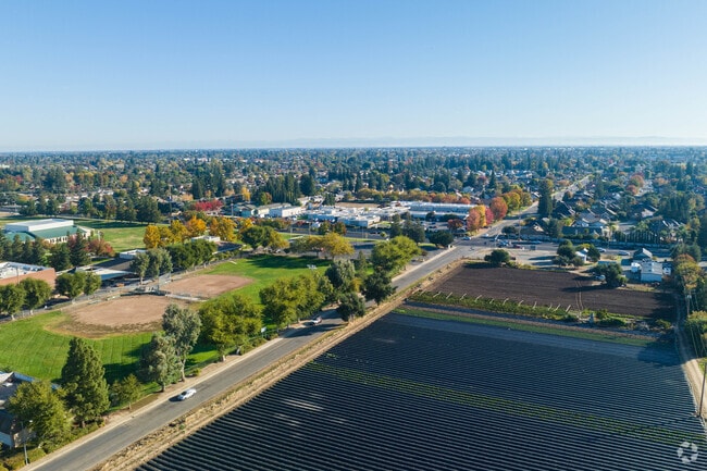 Sunwest, Lodi is surrounded by vineyards and farmland.