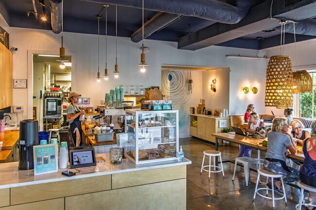 Drift Coffee near Rogersville-Bradley Creek provides locals with their daily caffeine fix.