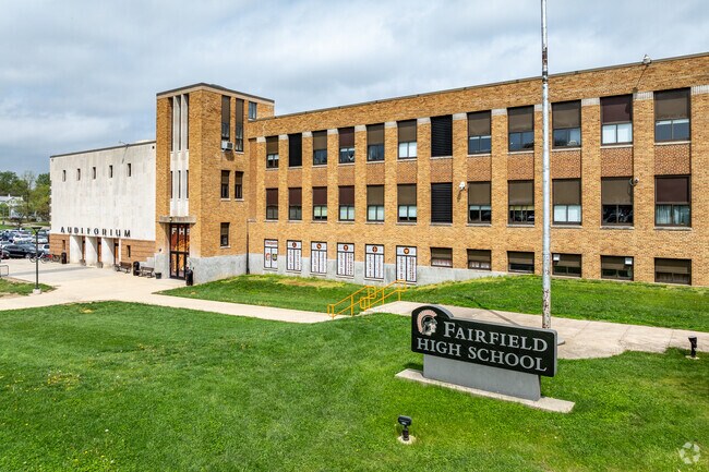 Fairfield High School serves over 300 students in grades 9-12.