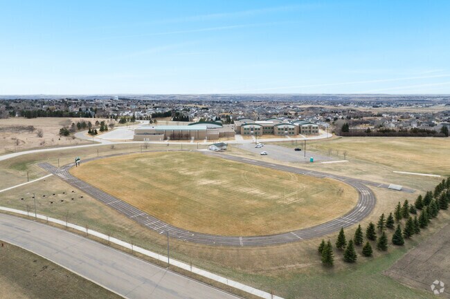 Horizon Middle School has a great outdoor track and field.