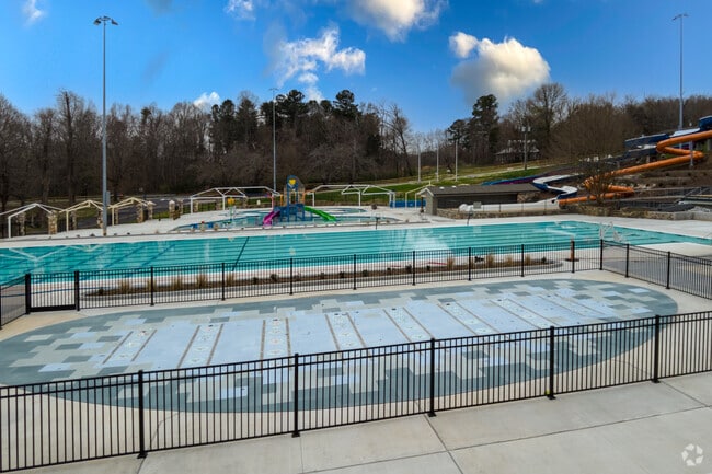 Residents enjoy proximity to City Lake Park pool and Aquatic Center in Jamestown, NC.