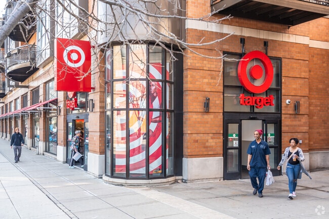 Residents of Sheffield and DePaul have many big box stores nearby like Target.