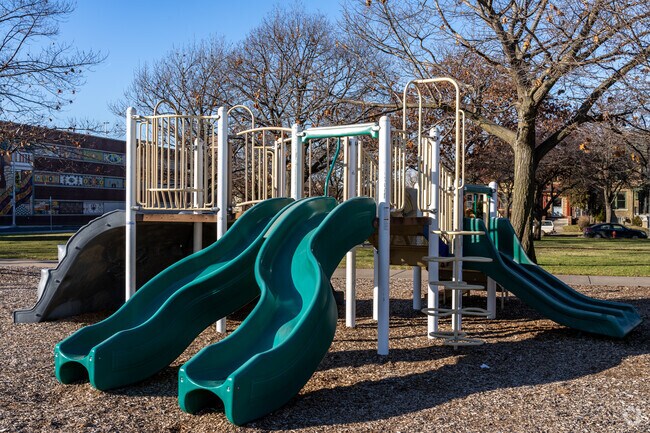 Kids will enjoy playing outdoors with new friends at Peck Park.
