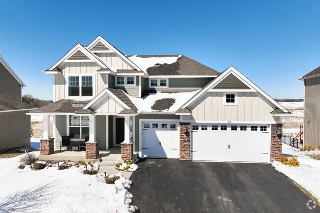 There are large Split-level homes