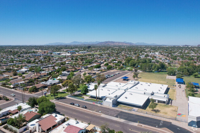 Curry Elementary is located next to Selleh Park in Tempe.
