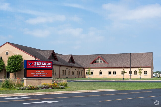 Freedom Elementary School in Plainfield has a student-teacher ratio of 15 to 1.