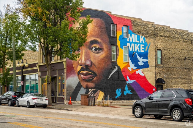 Vibrant murals add color and character to the Halyard Park neighborhood.