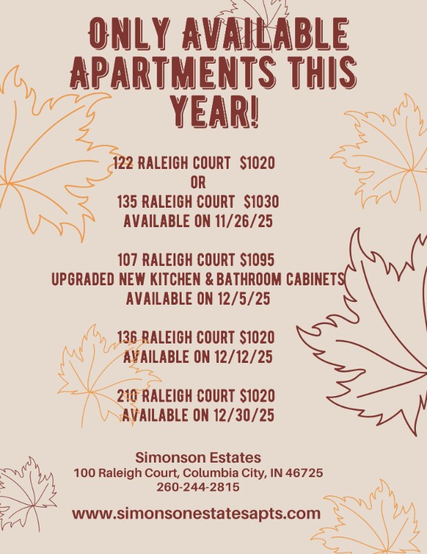 100 Raleigh Ct Unit 135, Columbia City, IN 46725