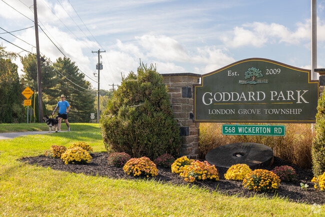 Goddard Park features plenty walking trails.