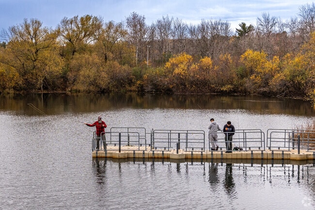 Twin Ponds is a prime fishing spot for locals in Duluth Heights.
