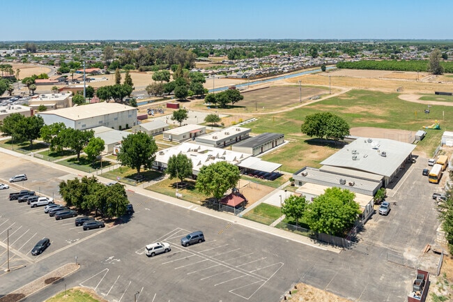 Kings Christian School provides large green areas and play equipment for student to enjoy.