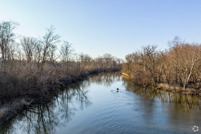 Wheeling's proximity to the Des Plaines River allows for outdoor activities like kayaking.