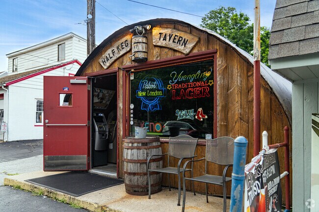 The Half Keg Tavern is a popular dive bar in the Northwest New London neighborhood.