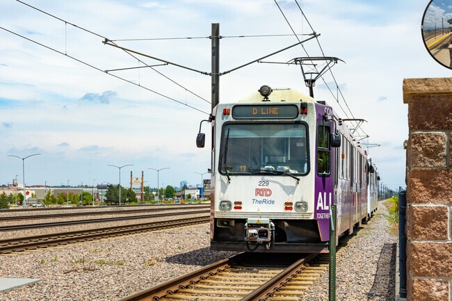 From Oxford-City of Sheridan Station near Jason Park, hop on the D-line light rail into Denver.
