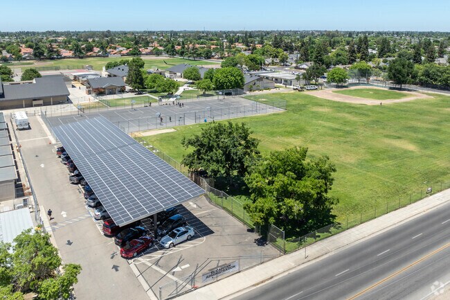 The campus of El Capitan Middle School in Fresno.