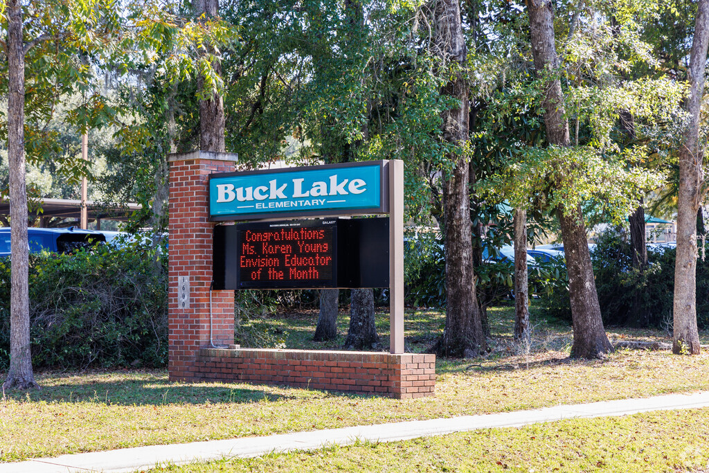 Buck Lake Elementary is located on the east side of Tallahassee.