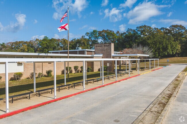 Orchard Elementary School-Carpool Entrance