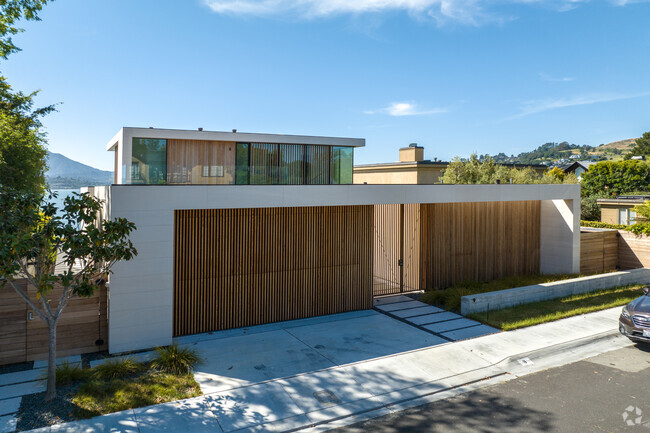 Palatial modern homes can be found all around the island.
