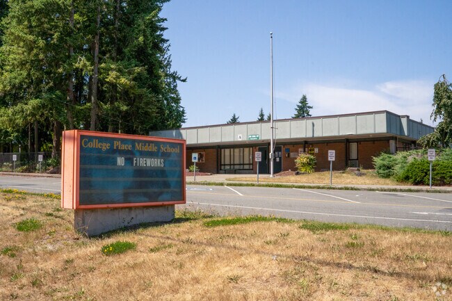 Westage children attend College Place Middle School before graduating to high school.