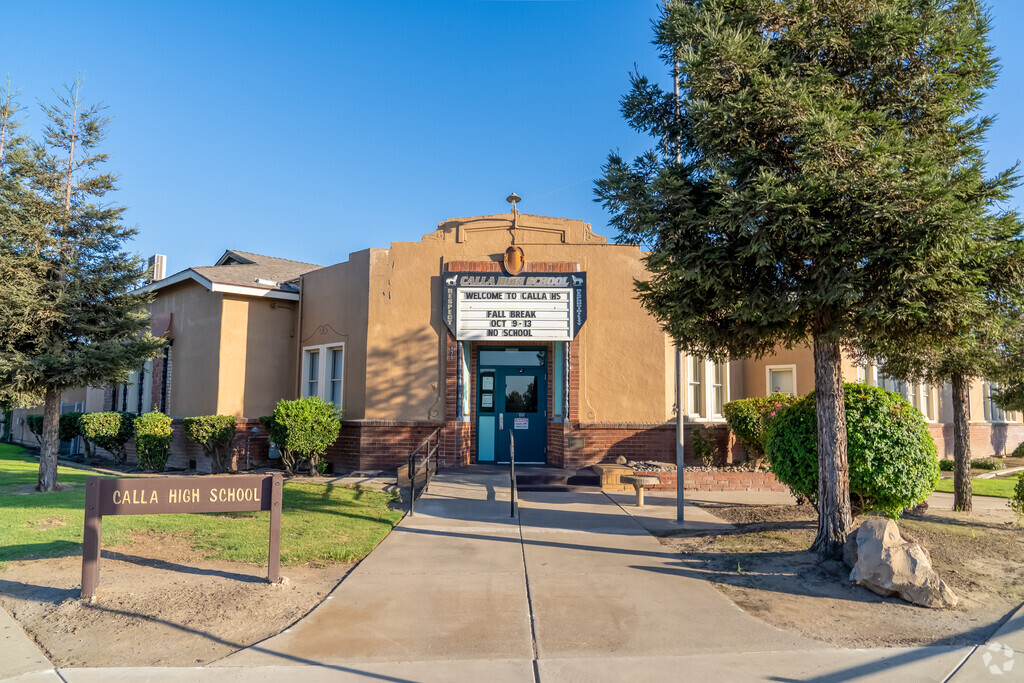 Calla High School serves students in the East Manteca community.