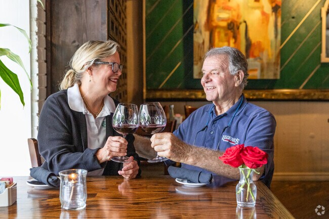 Adkins Crossing residents visit Legend's for upscale surf and turf dishes and live music.