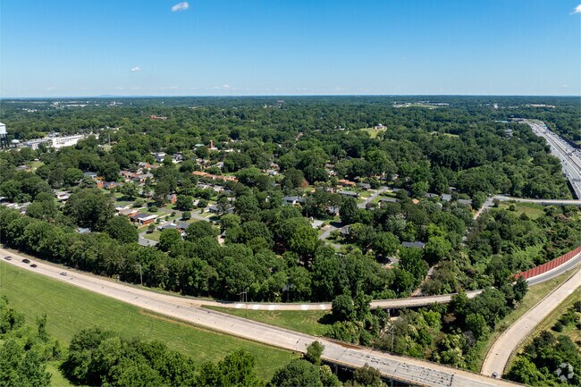 The Oaklawn neighborhood sits in between Interstate 77 and 277.