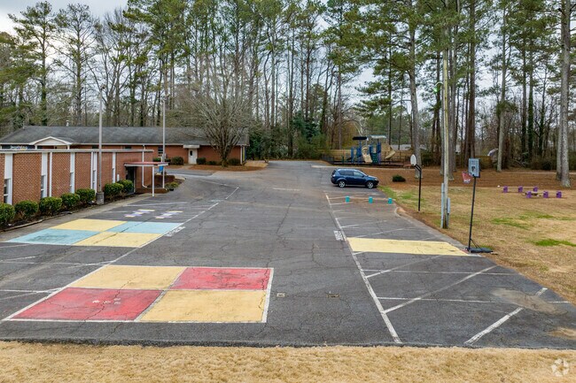 Furtah Preparatory School offers play spaces for students to enjoy.