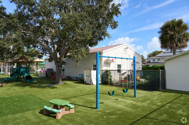 Redeemer Lutheran School has great play spaces for young children.