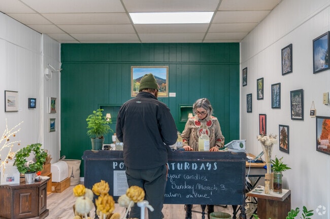 Monadnock Green Shop near Deering, sells sustainably made personal care items and offers refill.
