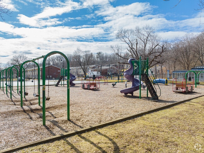 The local playgrounds in Mount Hope keep kids running and jumping all year long.