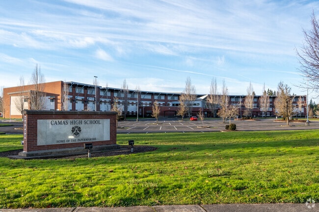 Camas School District oversees nearly 20 campuses, enrolling more than 7,200 students.