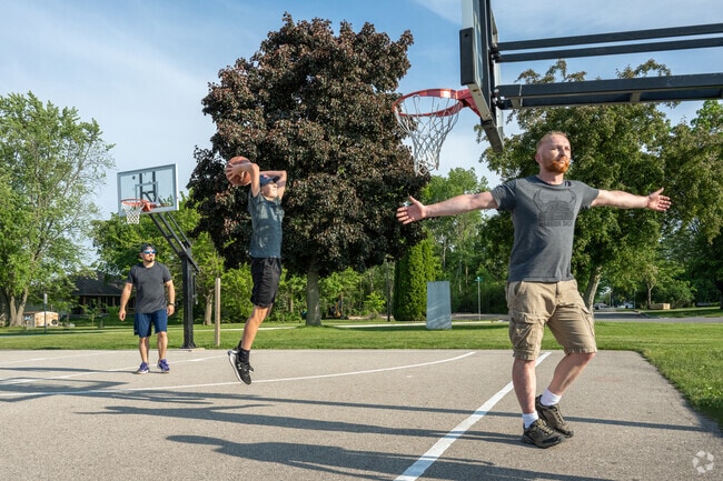 Families gather year-round to ue the sports facilities at Winnebago Park in Tomah.