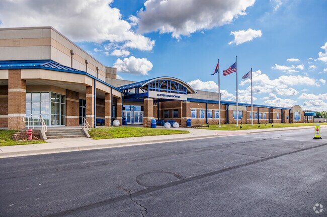 After finishing up at Clever Elementary students go on to attend Clever High School.