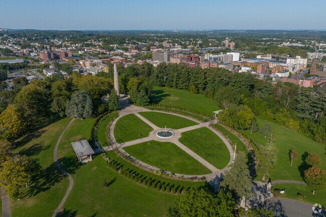 Walnut Hill Park is a paradise in the middle of the neighborhood of New Britain.