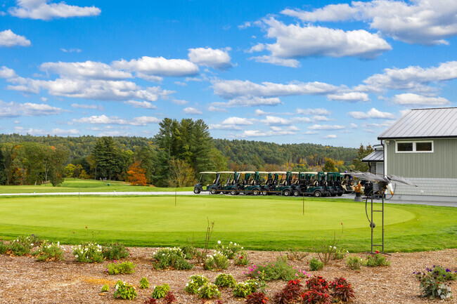 New Braintree golf enthusiasts play a round of 18 at Hardwick Crossing Country Club.