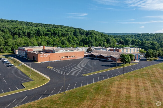 Parking and drop of at Blue Mountain High School is convenient and efficient.