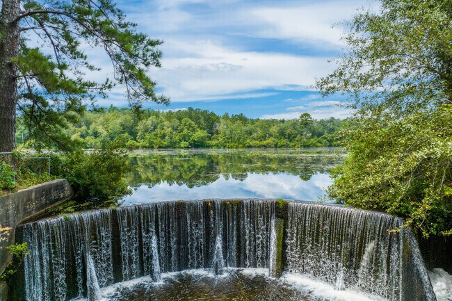 Ellis Pond in Bath-Edie features a small waterfall and diving hole for residents to take a swim.